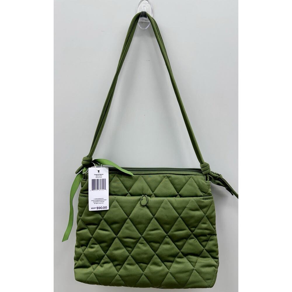 Vera Bradley Performance Twill Original Hipster Crossbody, Bronze Green